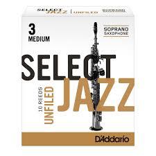 ソプラノサックスリード Jazz Select UNFILED【10枚入り】