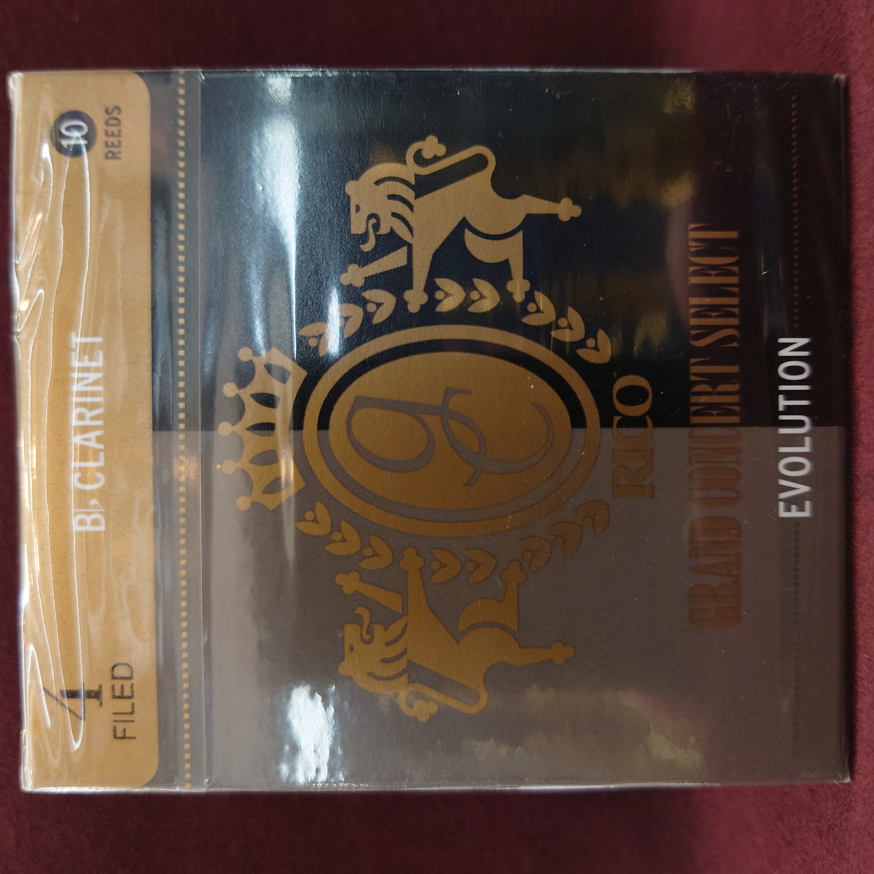 【数量限定】Bbクラリネットリード Grand Concert EVOLUTION ファイルドカット【10枚入り】