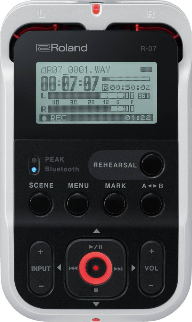 R-07-WH High Resolution Audio Recorder