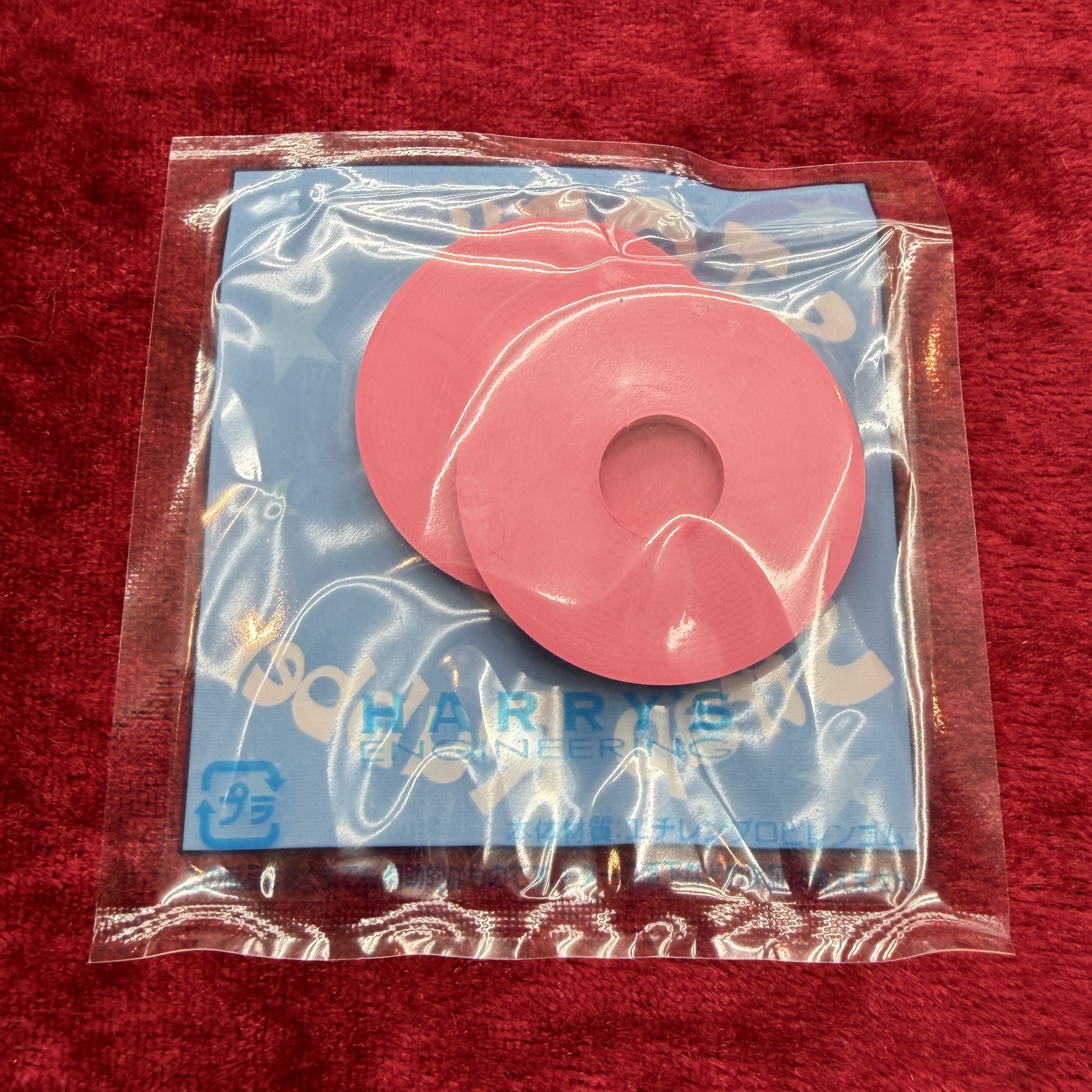 STRAP RUBBER / ピンク 2枚セット