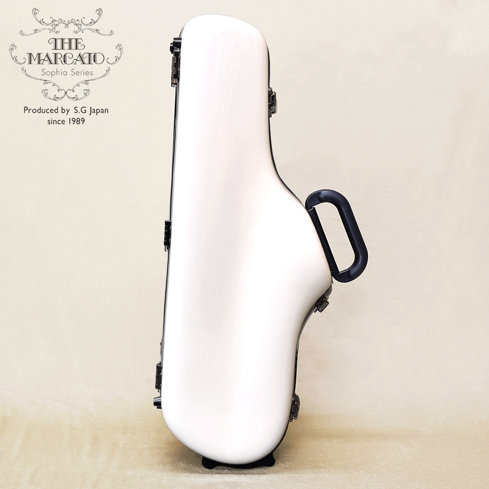 アルトサックス 【ホワイト】グレーステッチ