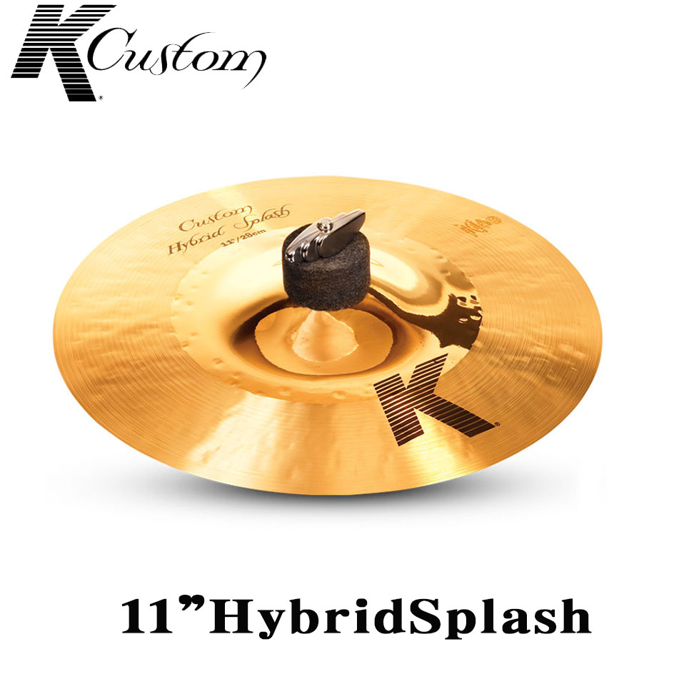 スプラッシュシンバル　K.Custom 11”Hybrid Splash