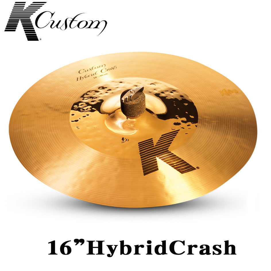 クラッシュシンバル　K.Custom　Hybrid Crash16”