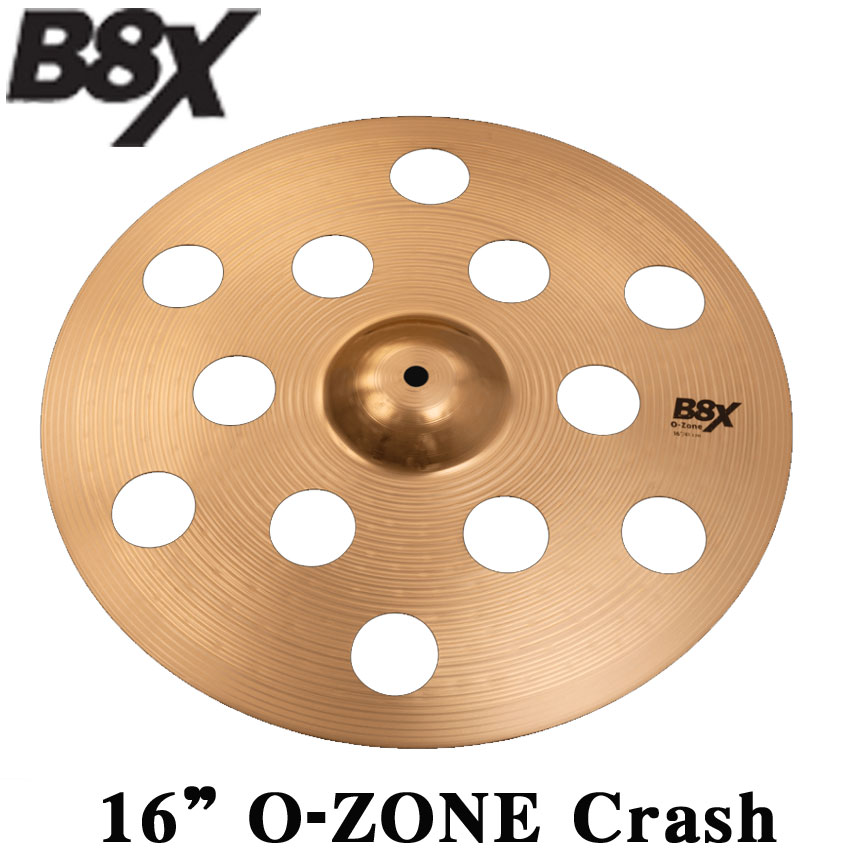 エフェクト・シンバル　B8X　16”O-ZONE Crash