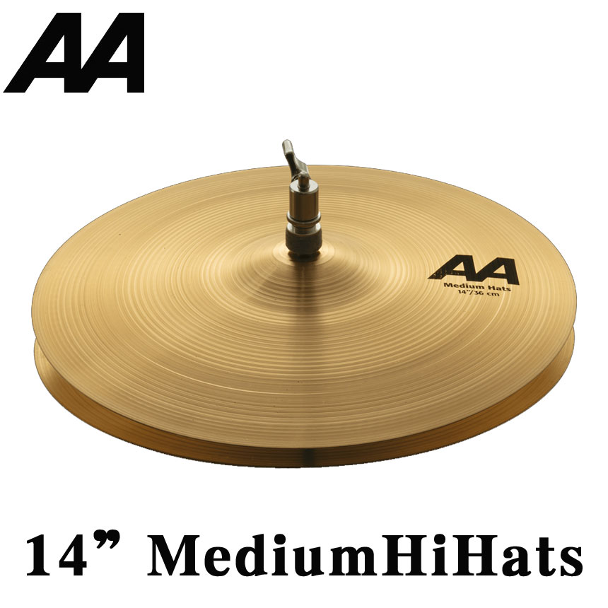 ハイハット・シンバル　AA-14”MediumHiHtas