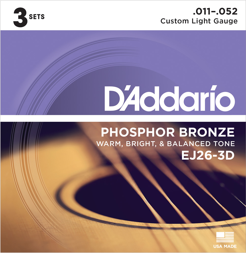 EJ26-3D Phosphor Bronze Custom Light